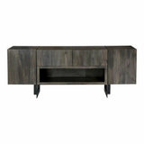 72 Inch Media Cabinet Natural Contemporary TV Stands & Media Centers LOOMLAN By Moe's Home