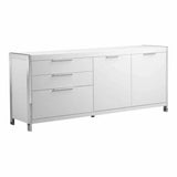 75 Inch Sideboard White Modern Sideboards LOOMLAN By Moe's Home