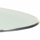 78" Oval Glass Top Bronzed Base Dining Table for 8 Dining Tables LOOMLAN By Bassett Mirror