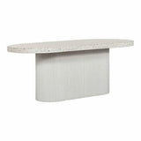 79 Inch Outdoor Dining Table Grey Contemporary Outdoor Dining Tables LOOMLAN By Moe's Home