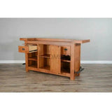 80" Game Room Rustic Basement Bar Island Home Bar Islands LOOMLAN By Sunny D