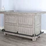 80" Grey Basement Bar Counter Server Home Bar Islands LOOMLAN By Sunny D