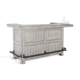 80" Grey Basement Bar Counter Server Home Bar Islands LOOMLAN By Sunny D