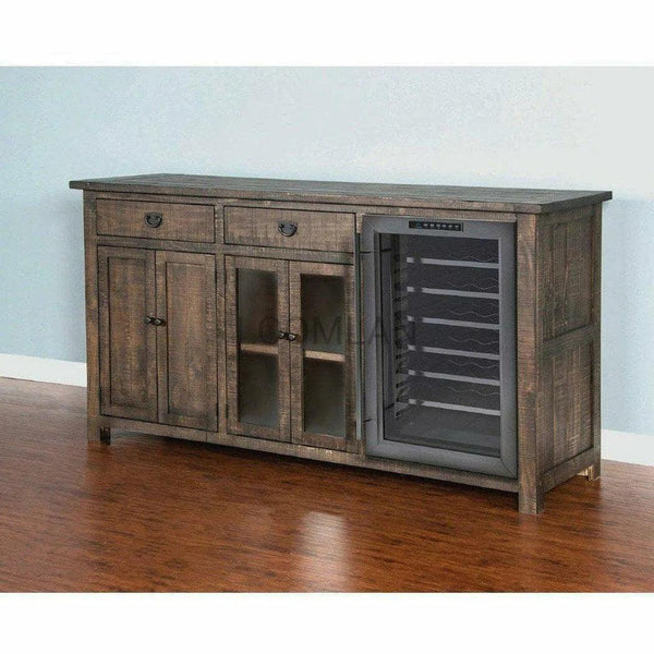 80" Large Sideboard Buffet Home Bar for Wine Fridge Sideboards LOOMLAN By Sunny D