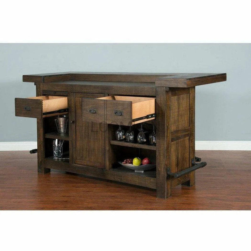 80" Mancave Basement Bar Island Home Entertainment Home Bar Islands LOOMLAN By Sunny D