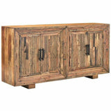 80" Rustic Farmhouse Reclaimed Wood Credenza Sideboard Buffet Sideboards LOOMLAN By LOOMLAN