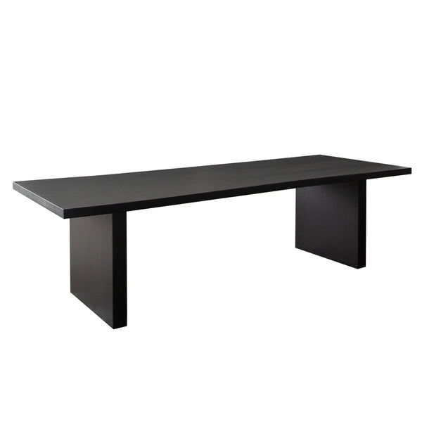 80" Sonoma Wood Black Rectangular Dining Table Dining Tables LOOMLAN By Diamond Sofa