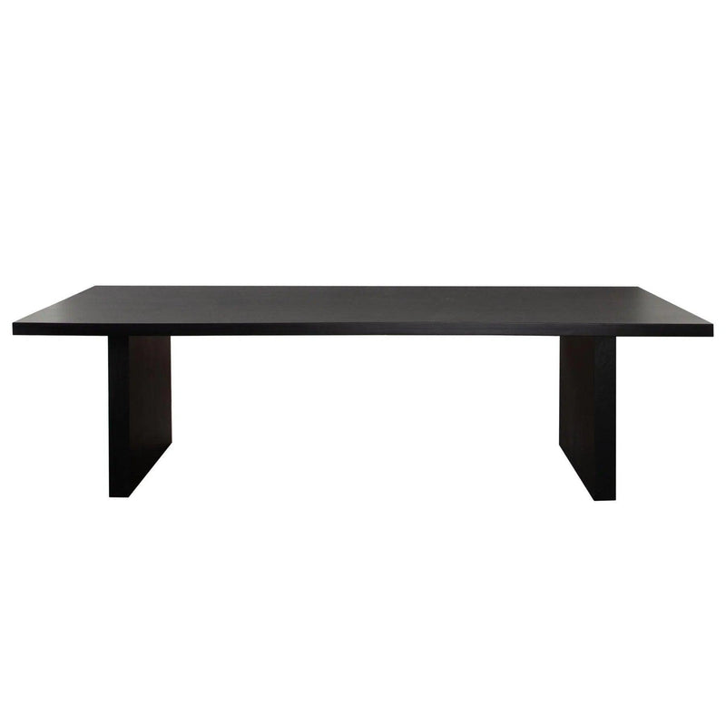 80" Sonoma Wood Black Rectangular Dining Table Dining Tables LOOMLAN By Diamond Sofa