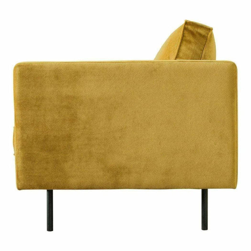 83 Inch Sofa Mustard Yellow Mid-Century Modern Sofas & Loveseats LOOMLAN By Moe's Home