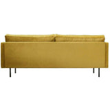 83 Inch Sofa Mustard Yellow Mid-Century Modern Sofas & Loveseats LOOMLAN By Moe's Home