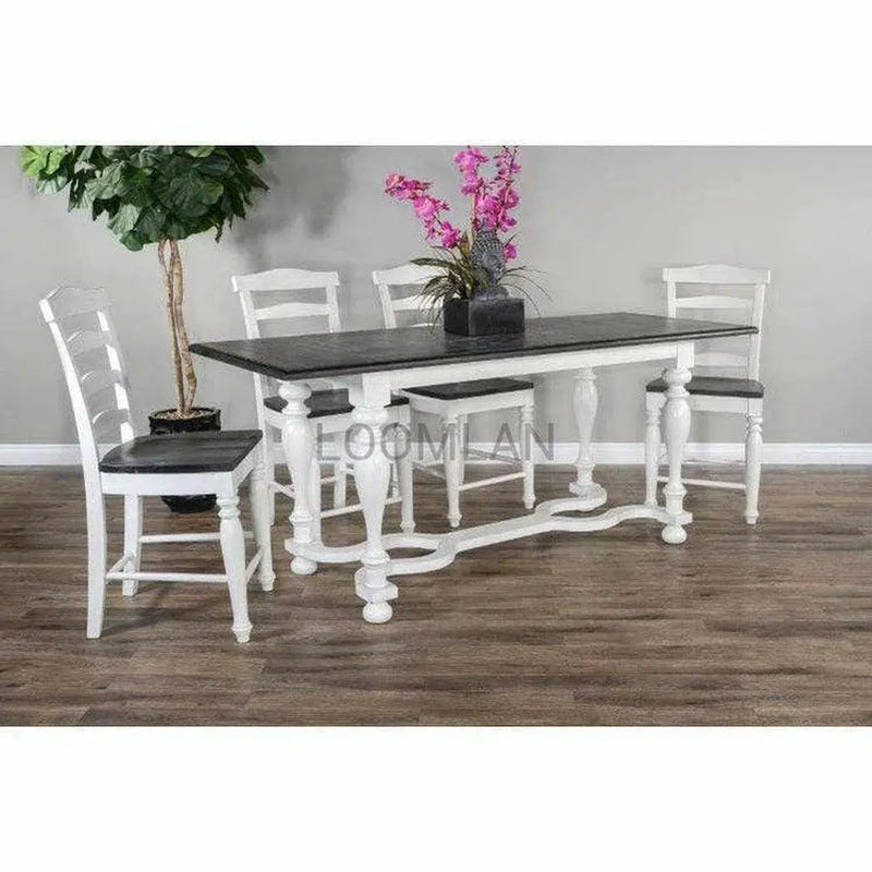 84" Carriage House Friendship Farmhouse Dining Table Dining Tables LOOMLAN By Sunny D