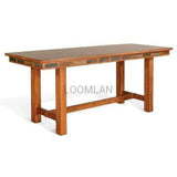 84"x 36" Counter Height Rustic Oak Dining Table for 10 seats Counter Tables LOOMLAN By Sunny D