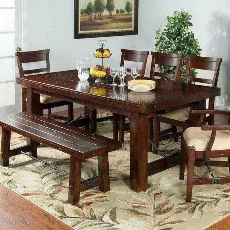 86-122" Extra Large Solid Wood Extendable Dining Table for 12 Dining Tables LOOMLAN By Sunny D