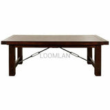 86-122" Extra Large Solid Wood Extendable Dining Table for 12 Dining Tables LOOMLAN By Sunny D