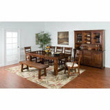 86-122" Wooden Extending Dining Table with Extension Leaves Dining Tables LOOMLAN By Sunny D