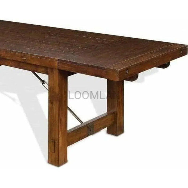 86-122" Wooden Extending Dining Table with Extension Leaves Dining Tables LOOMLAN By Sunny D