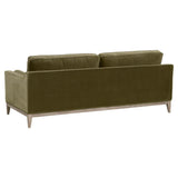 86" Parker Post Wood Olive Modern Sofa Sofas & Loveseats LOOMLAN By Essentials For Living