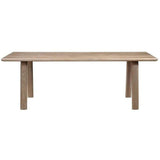 88 Inch Dining Table White Oak Natural Scandinavian Dining Tables LOOMLAN By Moe's Home