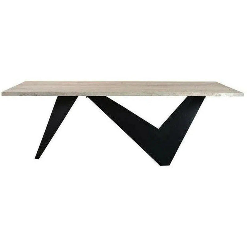 88" Rectangular Live Edge Dining Table for 6 or 8 people Dining Tables LOOMLAN By Moe's Home