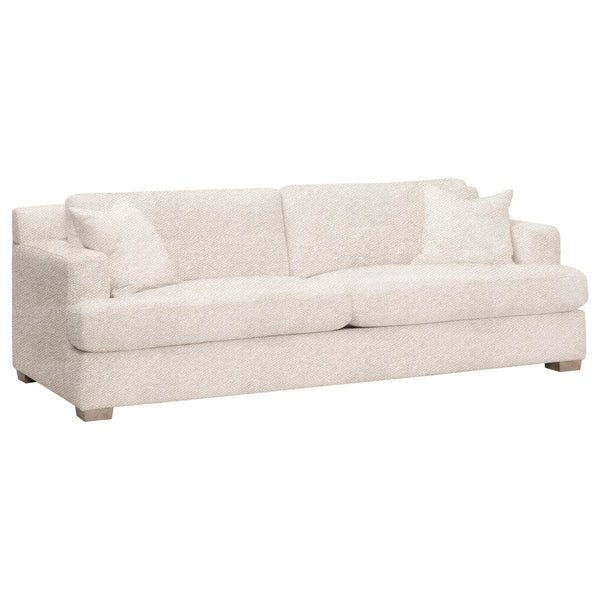 92" Dean California Wood Off-White Casual Sofa Sofas & Loveseats LOOMLAN By Essentials For Living