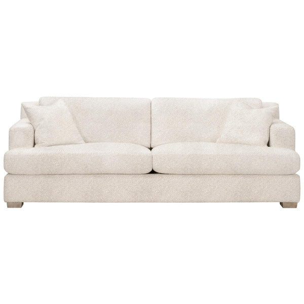 92" Dean California Wood Off-White Casual Sofa Sofas & Loveseats LOOMLAN By Essentials For Living