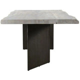 94" White Rectangular Dining Table Live Edge Seats 8 or 10 Dining Tables LOOMLAN By Moe's Home