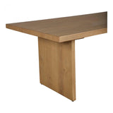 96" Solid Oak Wood Natural Tone Koshi Dining Table Dining Tables LOOMLAN By Moe's Home