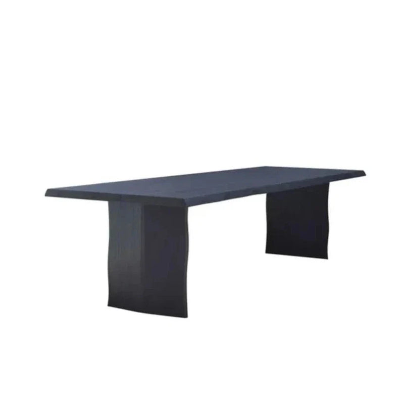 Lily Wooden Black Rectangular Dining Table