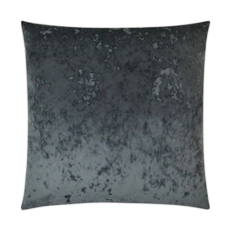 A La Mode Charcoal Solid Grey Large Throw Pillow With Insert Throw Pillows LOOMLAN By D.V. Kap