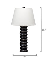 Abacus Table Lamp - Black Table Lamps LOOMLAN By Jamie Young