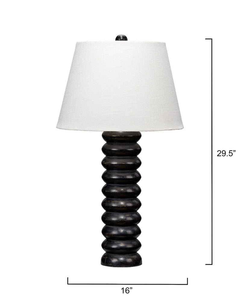 Abacus Table Lamp - Black Table Lamps LOOMLAN By Jamie Young