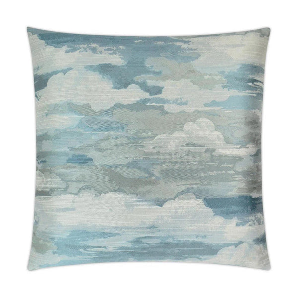 Above The Clouds Blue Throw Pillow With Insert Throw Pillows LOOMLAN By D.V. Kap