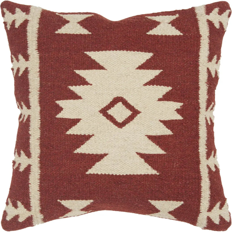 Abys Western Couch Throw Pillow With Insert Throw Pillows LOOMLAN By LOOMLAN