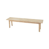 Acacia Solid Wood Rustic Dining Bench Gia Bench Dining Benches LOOMLAN By LH Imports