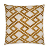 Accolade Amber Geometric Gold Large Throw Pillow With Insert Throw Pillows LOOMLAN By D.V. Kap