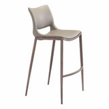 Ace Walnut Bar Chair (Set of 2) Bar Stools LOOMLAN By Zuo Modern