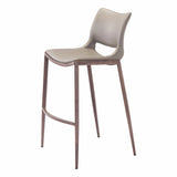 Ace Walnut Bar Chair (Set of 2) Bar Stools LOOMLAN By Zuo Modern