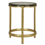 Acea Gold Accent Table Side Tables LOOMLAN By Currey & Co