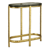 Acea Gold Side Table Side Tables LOOMLAN By Currey & Co