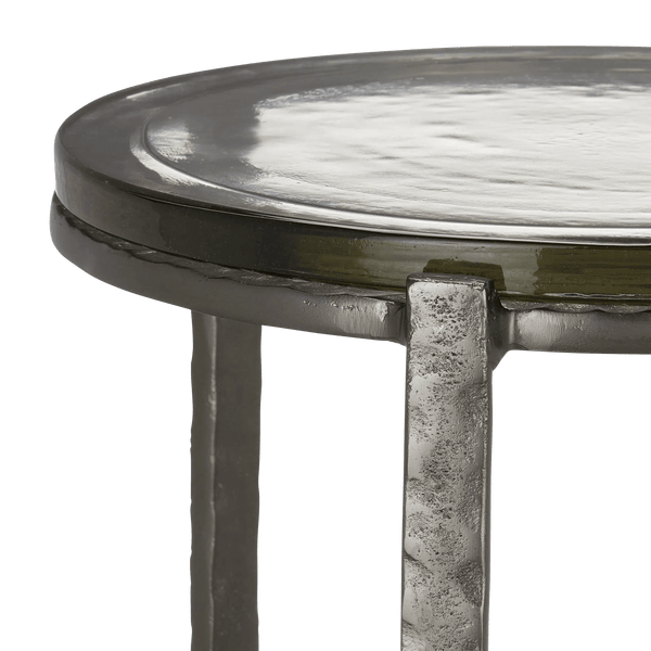 Acea Graphite Accent Table Side Tables LOOMLAN By Currey & Co