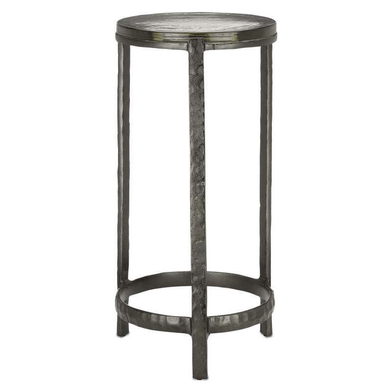 Acea Graphite Drinks Table Side Tables LOOMLAN By Currey & Co