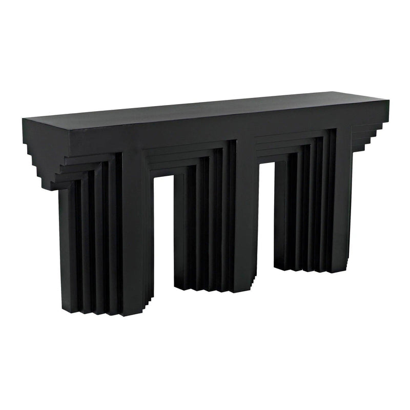 Acropolis Black Console Table Console Tables LOOMLAN By Noir