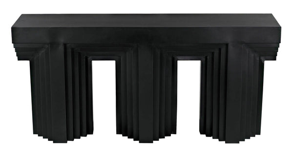 Acropolis Black Console Table Console Tables LOOMLAN By Noir