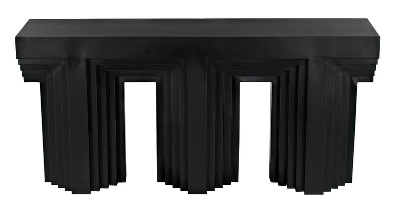 Acropolis Black Console Table Console Tables LOOMLAN By Noir