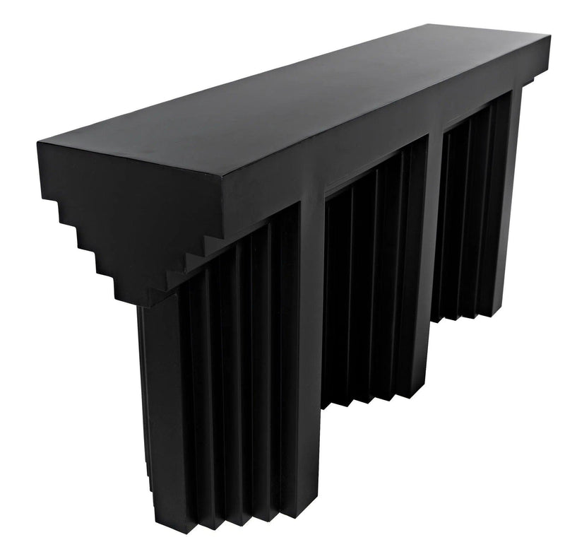 Acropolis Black Console Table Console Tables LOOMLAN By Noir