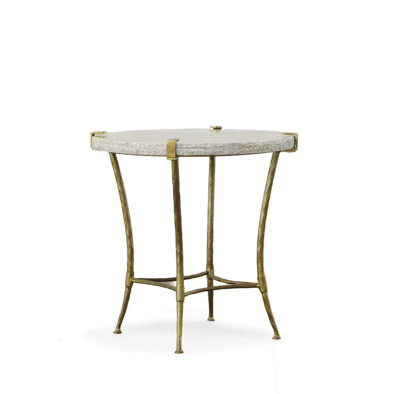 Adelaide Side Table With Marble Top Side Tables LOOMLAN By Furniture Classics