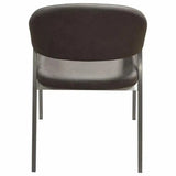 Adele Leather Upholstered Modern Dining Chair (Set Of 2)