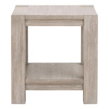 Adler Wood Brown Square End Table Side Tables LOOMLAN By Essentials For Living