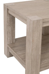 Adler Wood Brown Square End Table Side Tables LOOMLAN By Essentials For Living