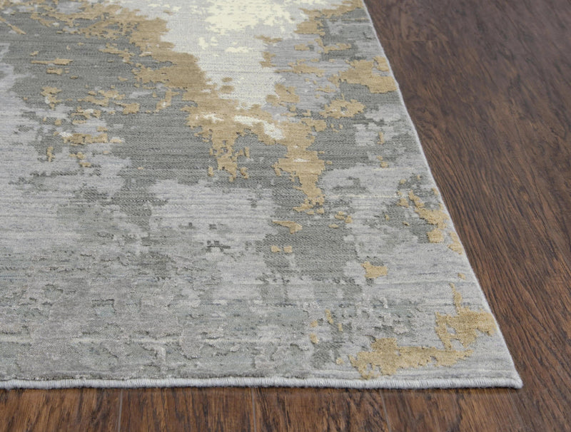 Adva Abstract Gray Large Area Rugs For Living Room Area Rugs LOOMLAN By LOOMLAN